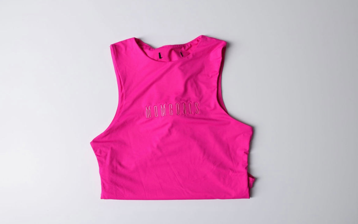 MG.CO Tonal Bodysuit | Hot Pink