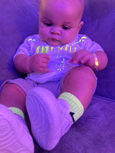 Baby Goals Neon Splatter | Baby Boy