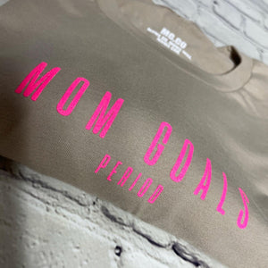 MG Period Crew Tee | Neon Pink