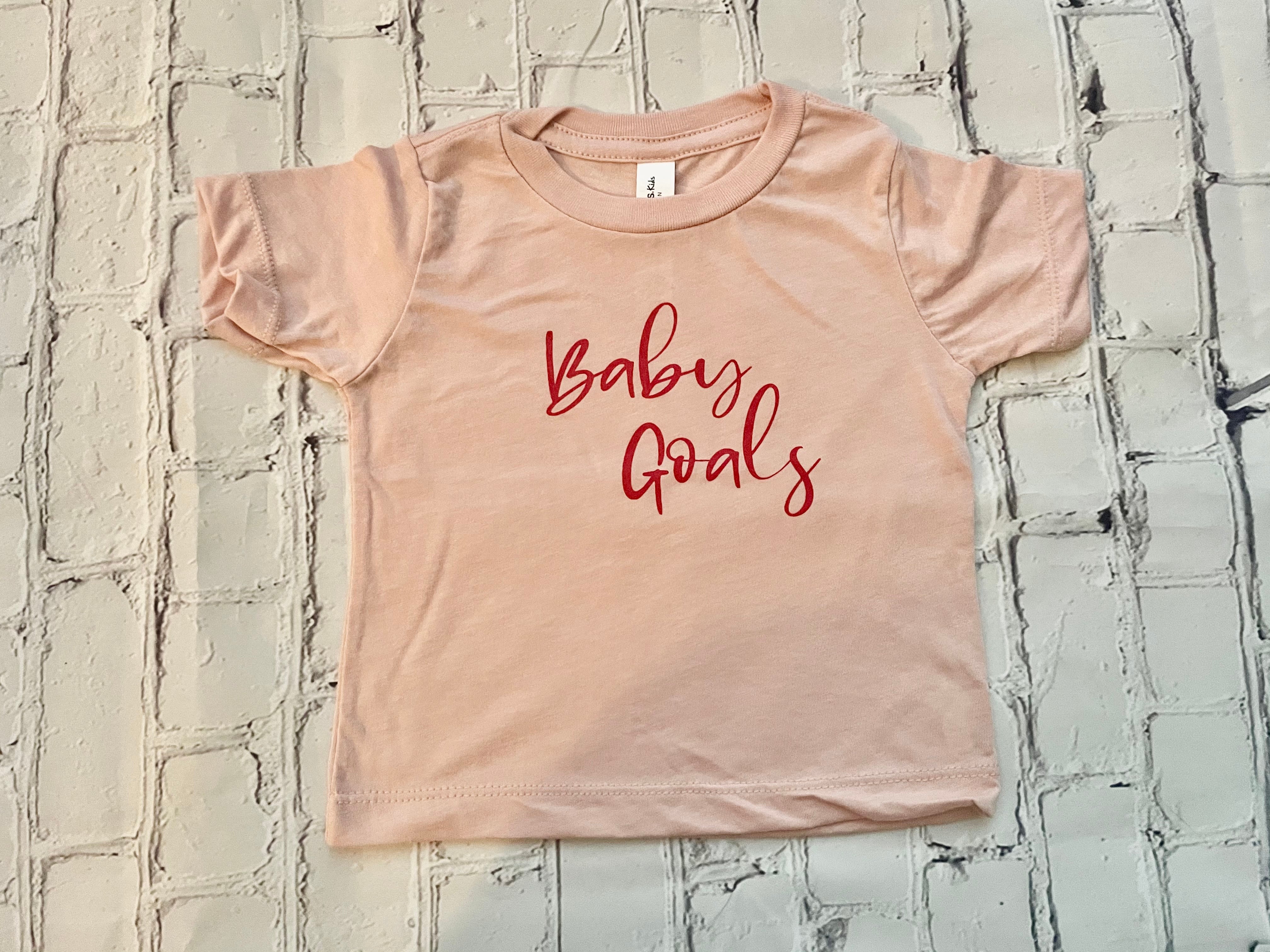 Baby Girl Goals Spring Co | Peach